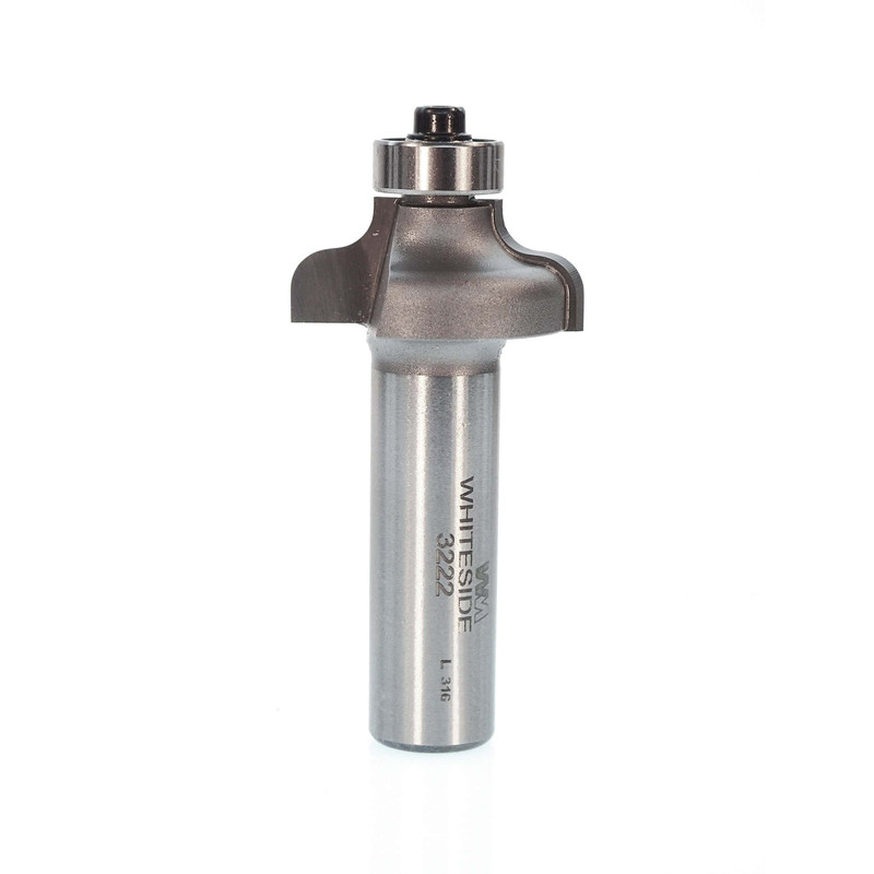 3222 Ogee Router Bit 1/2" SH 5/32" R 1-1/8" D X 1/2" CL X 2-1/4" OL